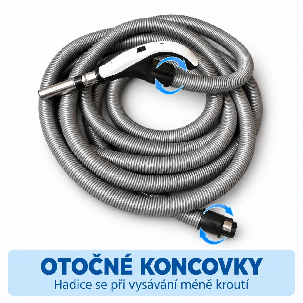 Hadice GV on/off 9 m otočné koncovky