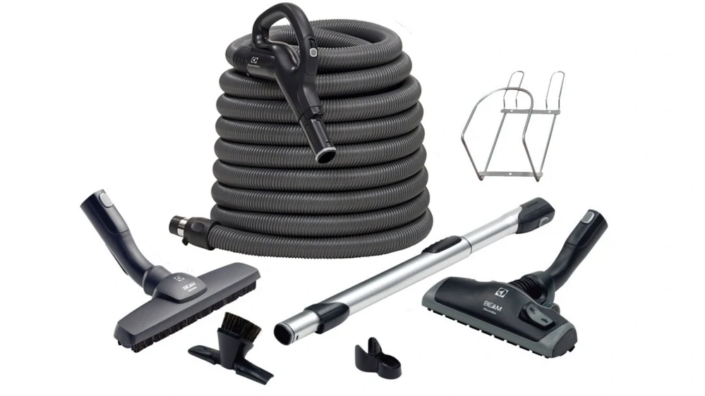 Centrální vysavač BEAM Serenity 345 Black Edition + sada s vypínáním Ergo Grip 9m