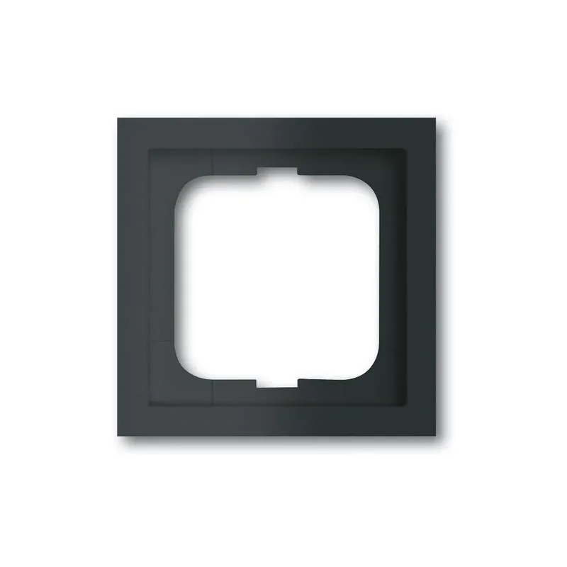 zásuvka ABB future® linear mechová černá